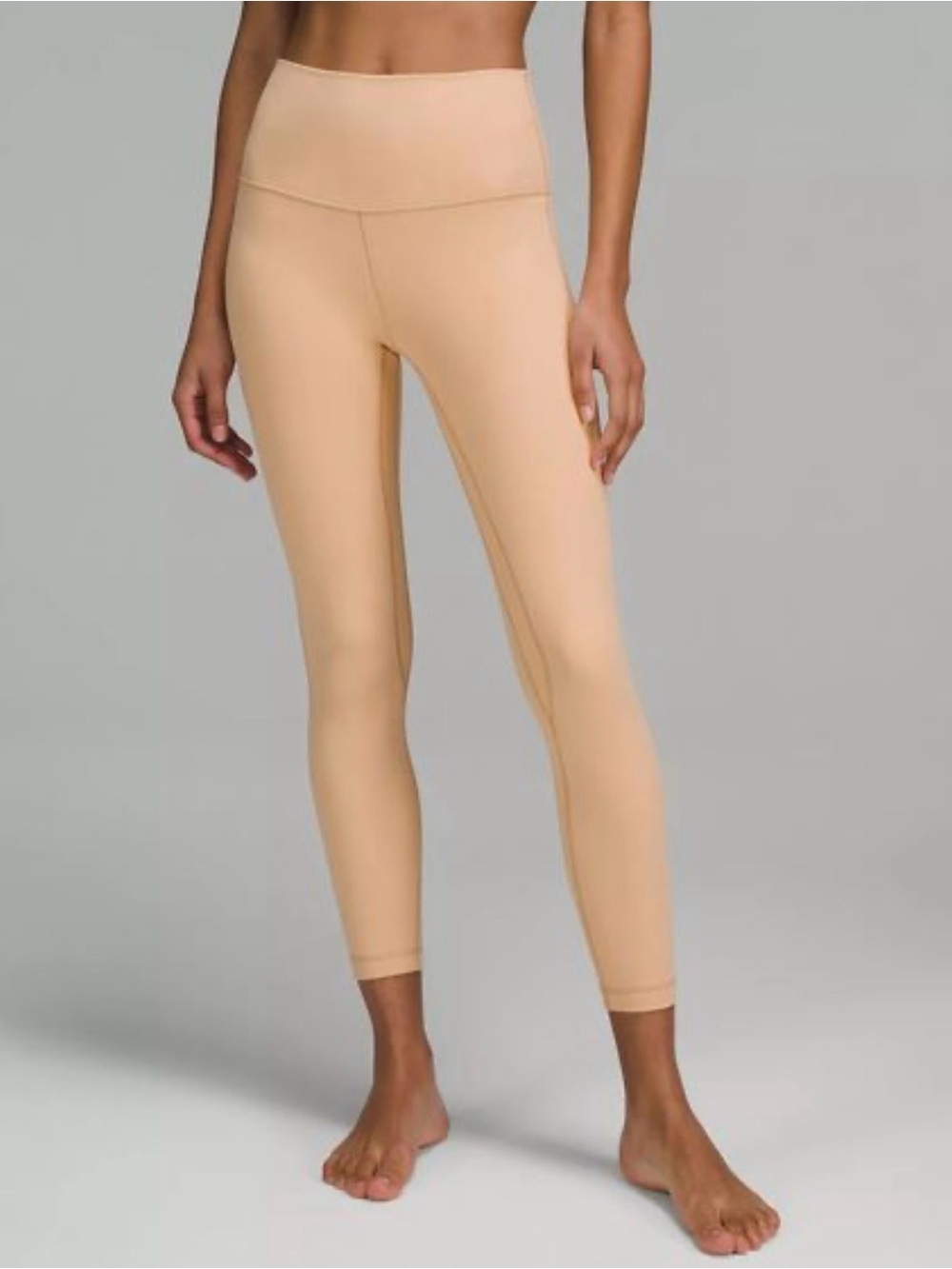 Lululemon Align High Rise Nude Beige Leggings Size 4 Buttery Soft Like New